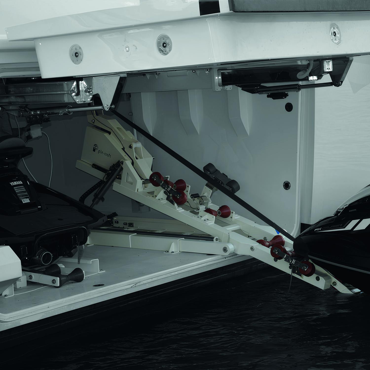 slitta per tender e jet sky